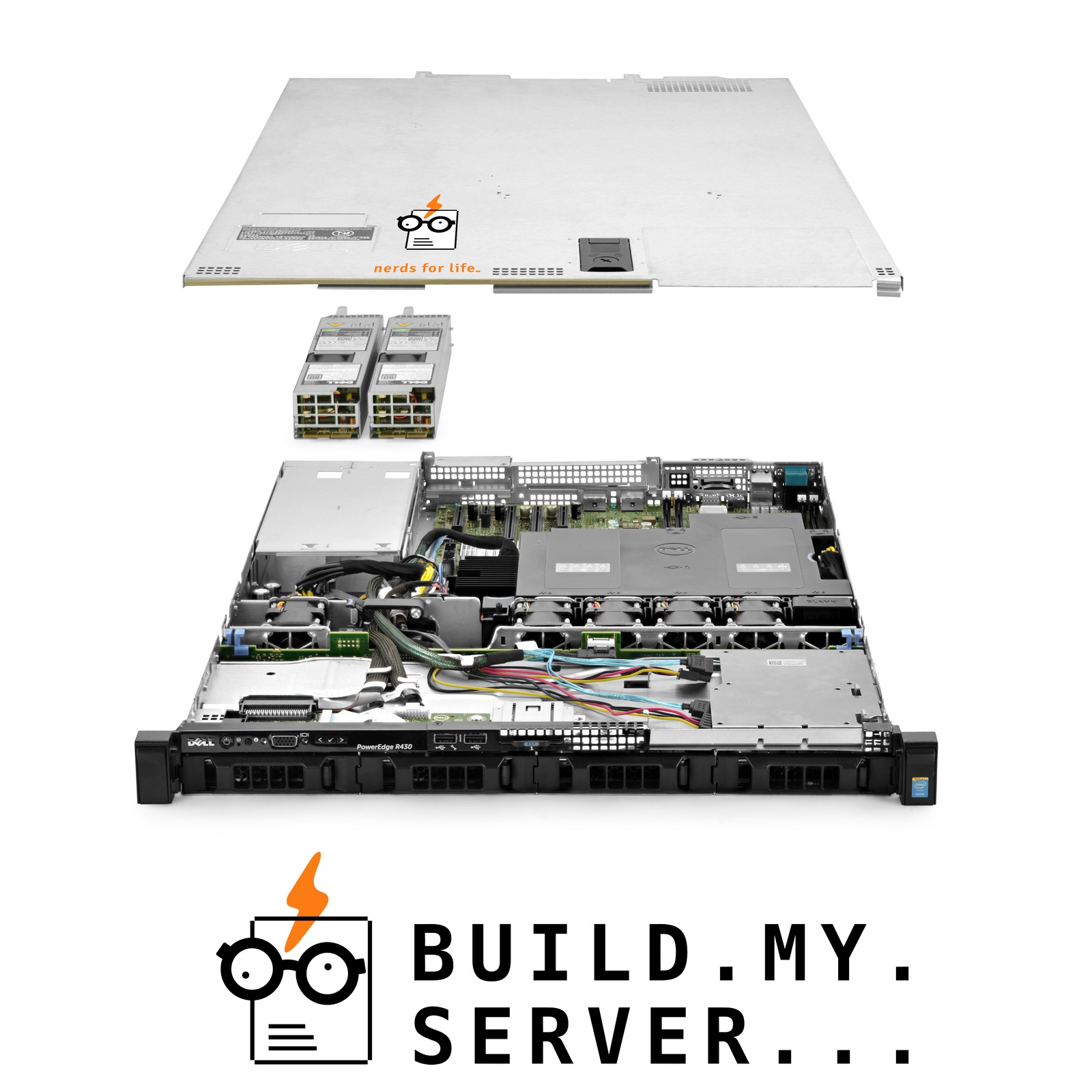 Dell PowerEdge R430 Server 2.40Ghz 16-Core 128GB RAM 4x Caddies Energy-Efficient