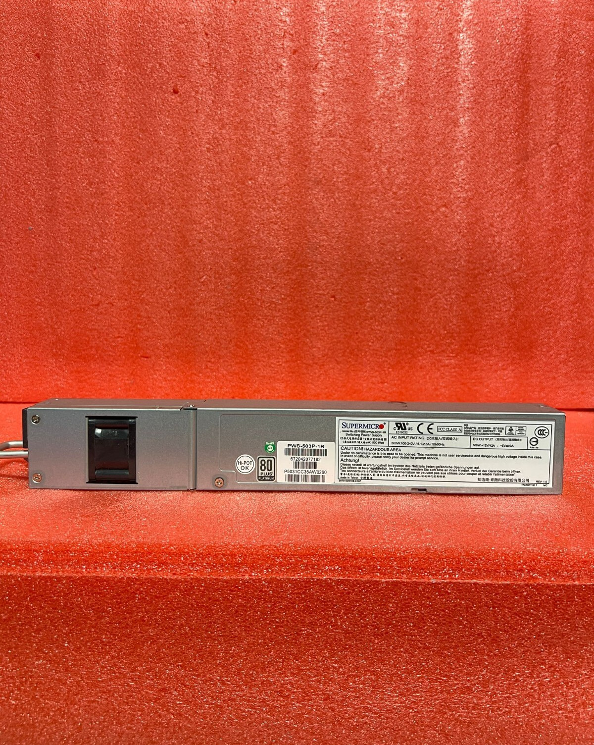 SuperMicro PWS-503P-1R 500W Server Power Supply