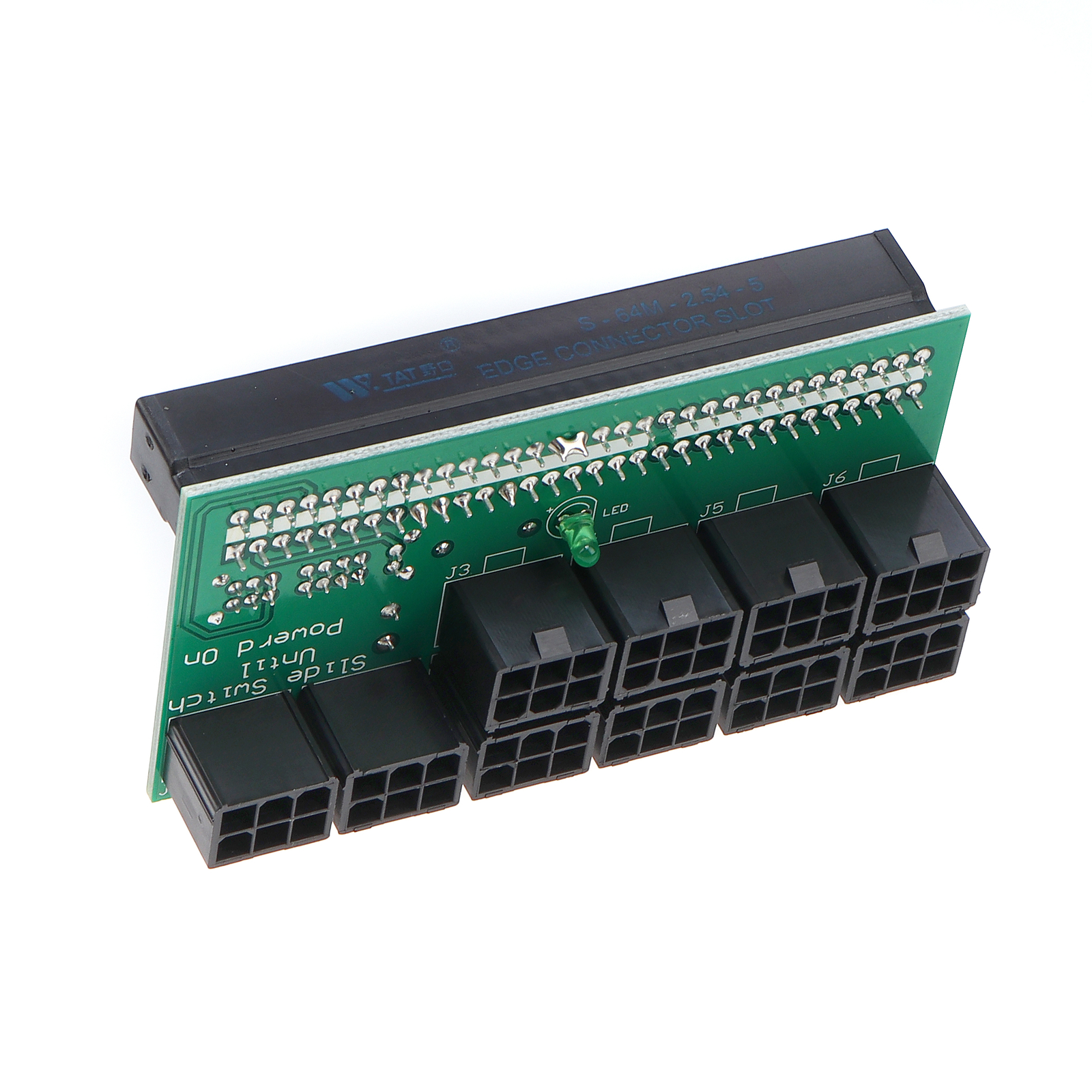 Server Power Supply 10x 6 Pin Breakout Board 12V Graphics Converter Adapter Card