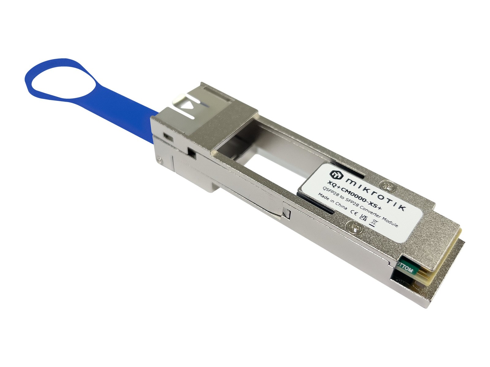 MikroTik 100G QSFP28 to 25G SFP28 Adapter XQ+CM0000-XS+ Fiberglass Converter