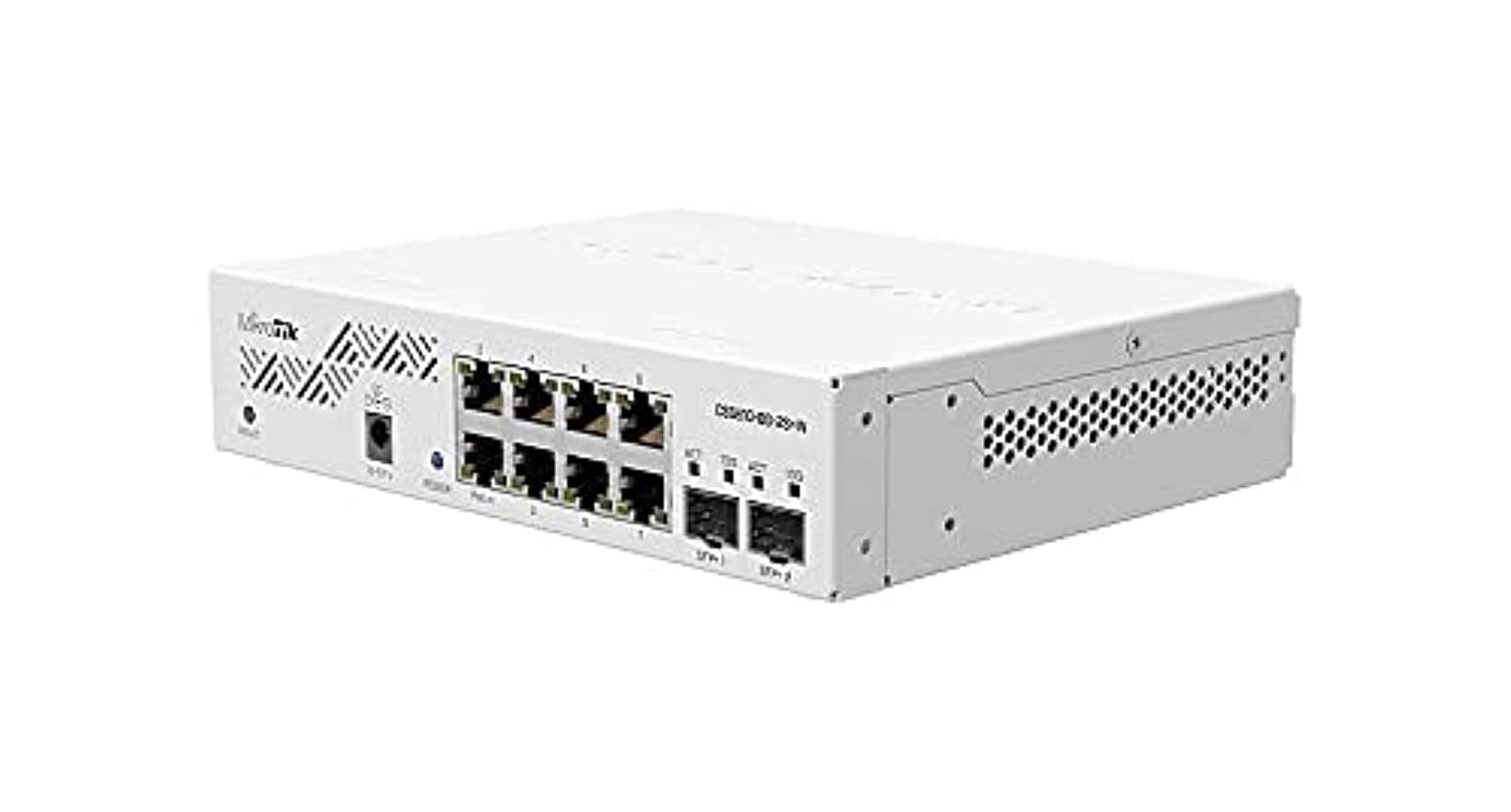 – CSS610-8G-2S+in – Cloud Smart Switch 610-8G-2S+in with 8X Gigabit Ports, 2X…