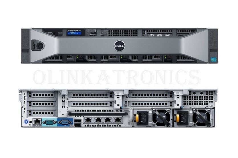 DELL POWEREDGE R730 16 BAY SFF SERVER 10C E5-2660 V3 32GB H730 IDRAC ENTERPRISE