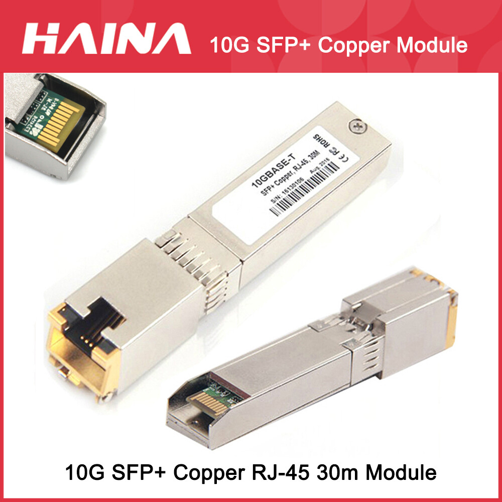 HAINA 10G SFP+ to RJ45 Copper Module 10gb SFP 30M For Cisco Mikrotik TP-LINK