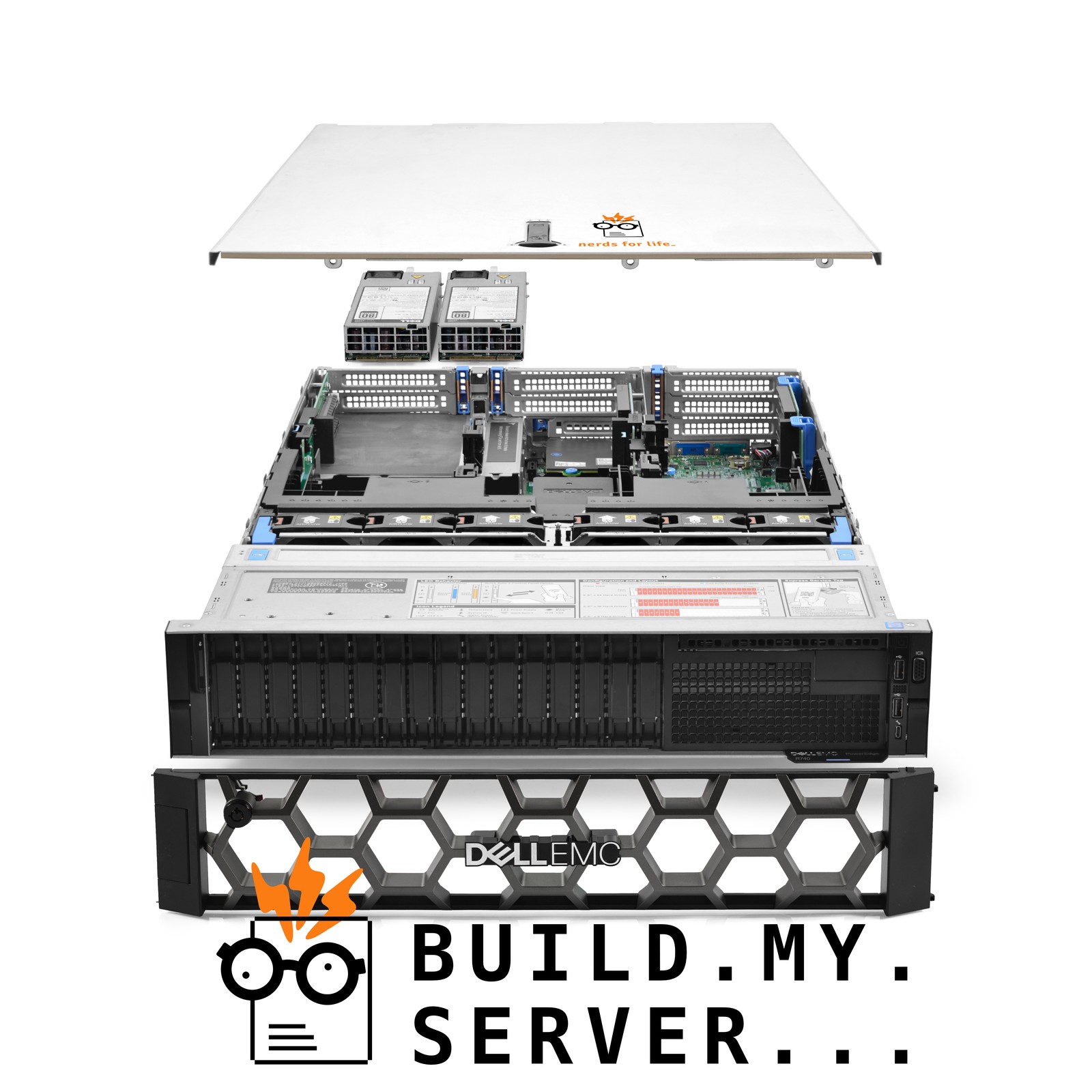 Dell PowerEdge R740 Server 2x Gold 6140 2.30Ghz 36-Core 192GB RAM 32TB Storage