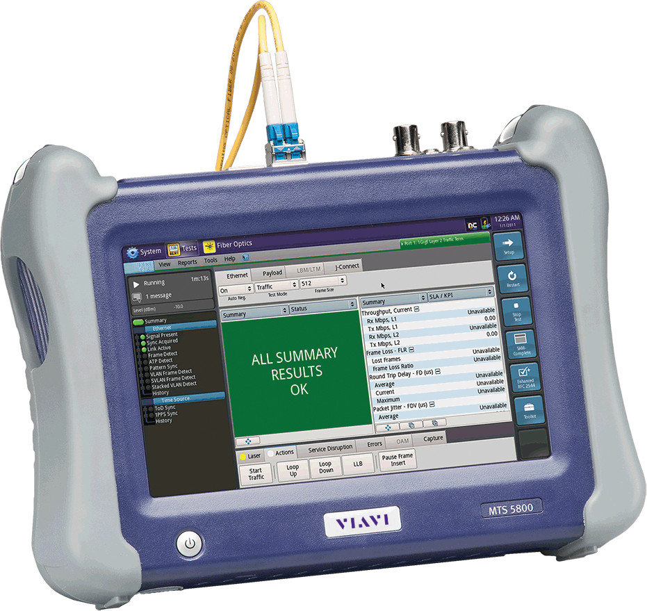 Viavi TB/MTS-5822P Handheld Network Tester; Dual Port 10GE