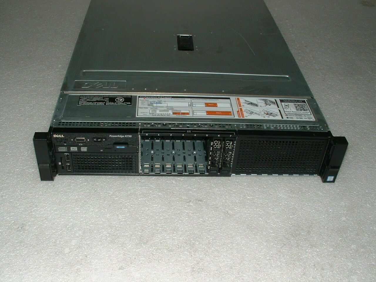 Dell Poweredge R730 2x E5-2698 v3 2.3ghz  128gb  H730  2x 1.2TB SAS  2x 1100w