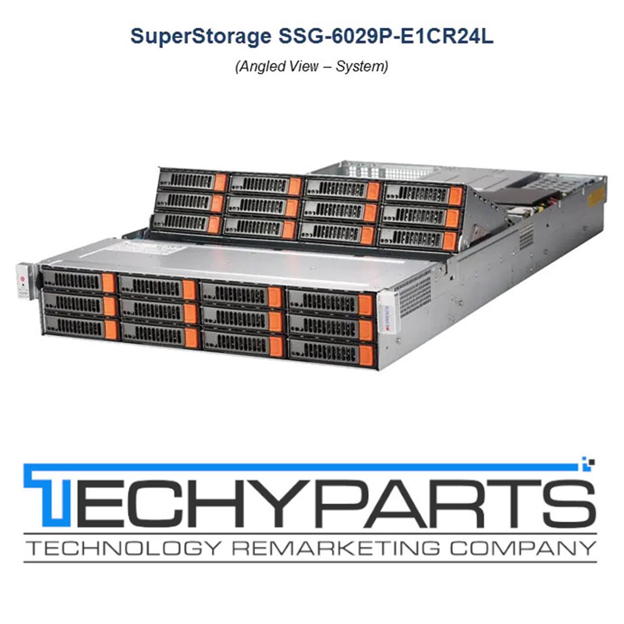 Supermicro SSG-6029P-E1CR24L 2x Xeon Gold 6130 192GB RAM 24x 3.5″ Bay 2U Server