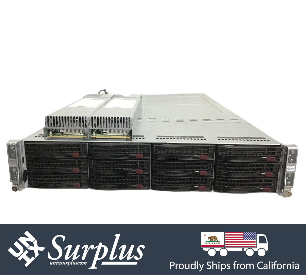 Supermicro 2U 4 Node Server 6029TP-HTR Xeon Gold DDR4 10GB SFP+ X11DPT-PS B Tier