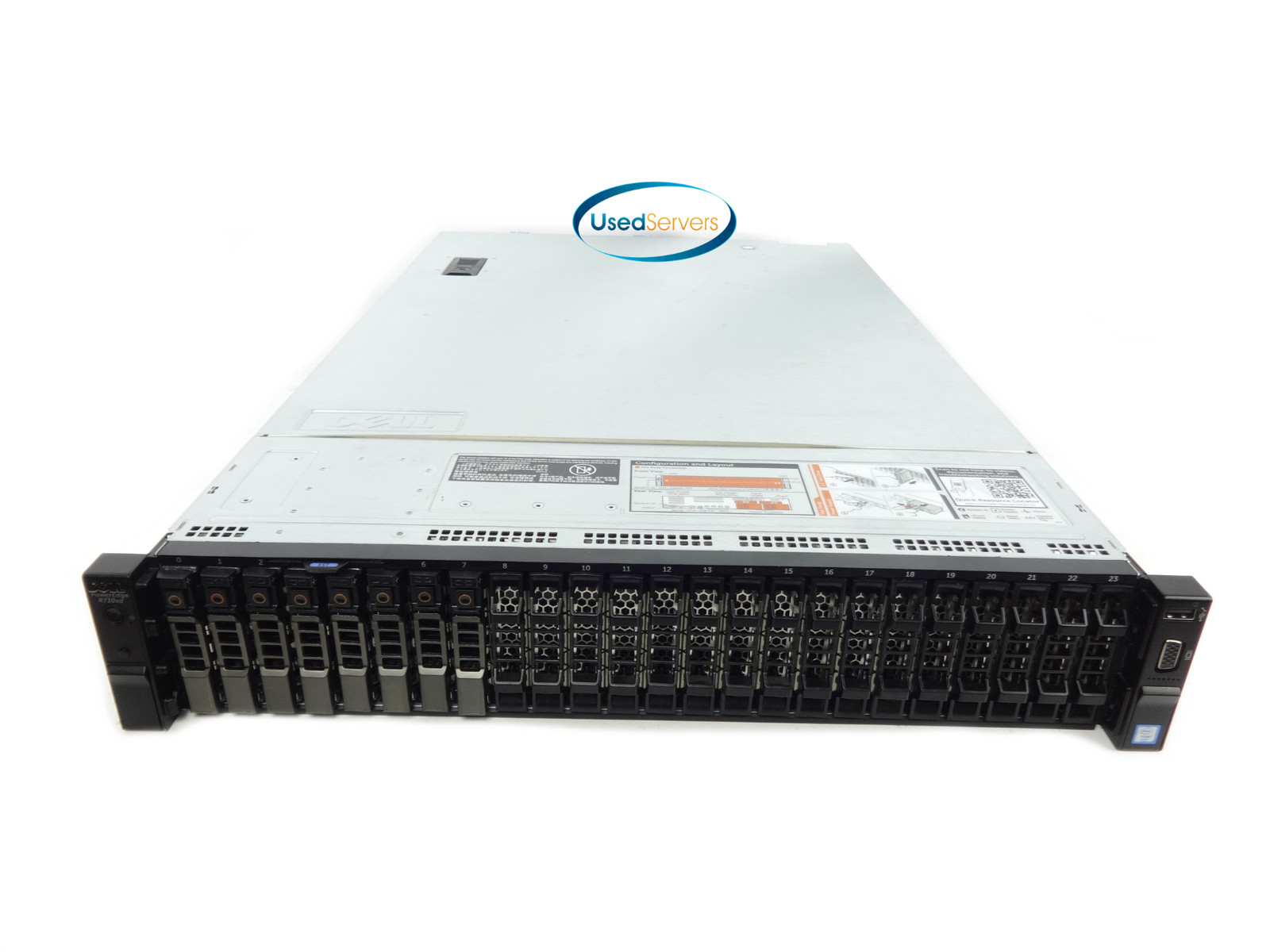 Dell R730XD 26SFF 64GB 2xE5-2670v3 2.3GHZ=24Cores 8xHD Tray H730