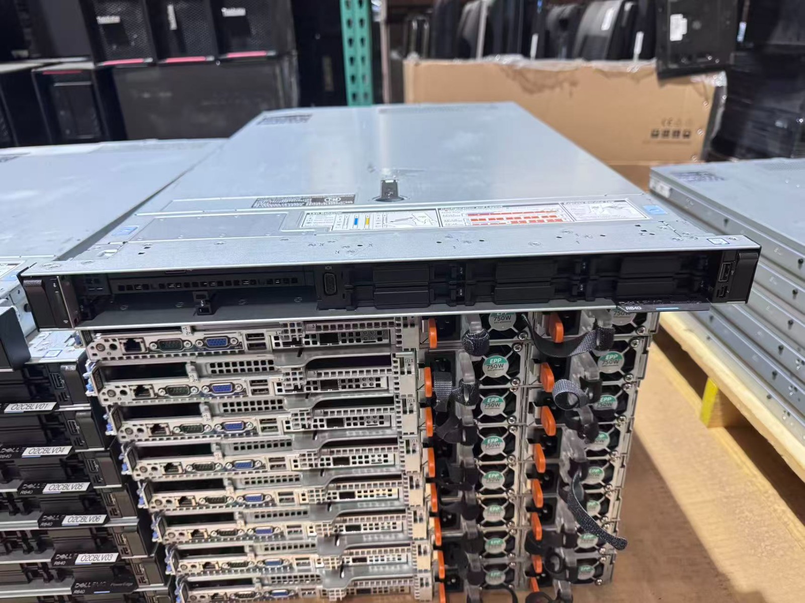 Dell PowerEdge R640 1U 8SFF Server Barebones 2x Gold 5122 256GB H730 2x 750w