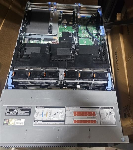 DELL EMC POWEREDGE SERVER R740xd 12 BAY LFF  J0T3G 6x fans  2x Heatsink  2x psu
