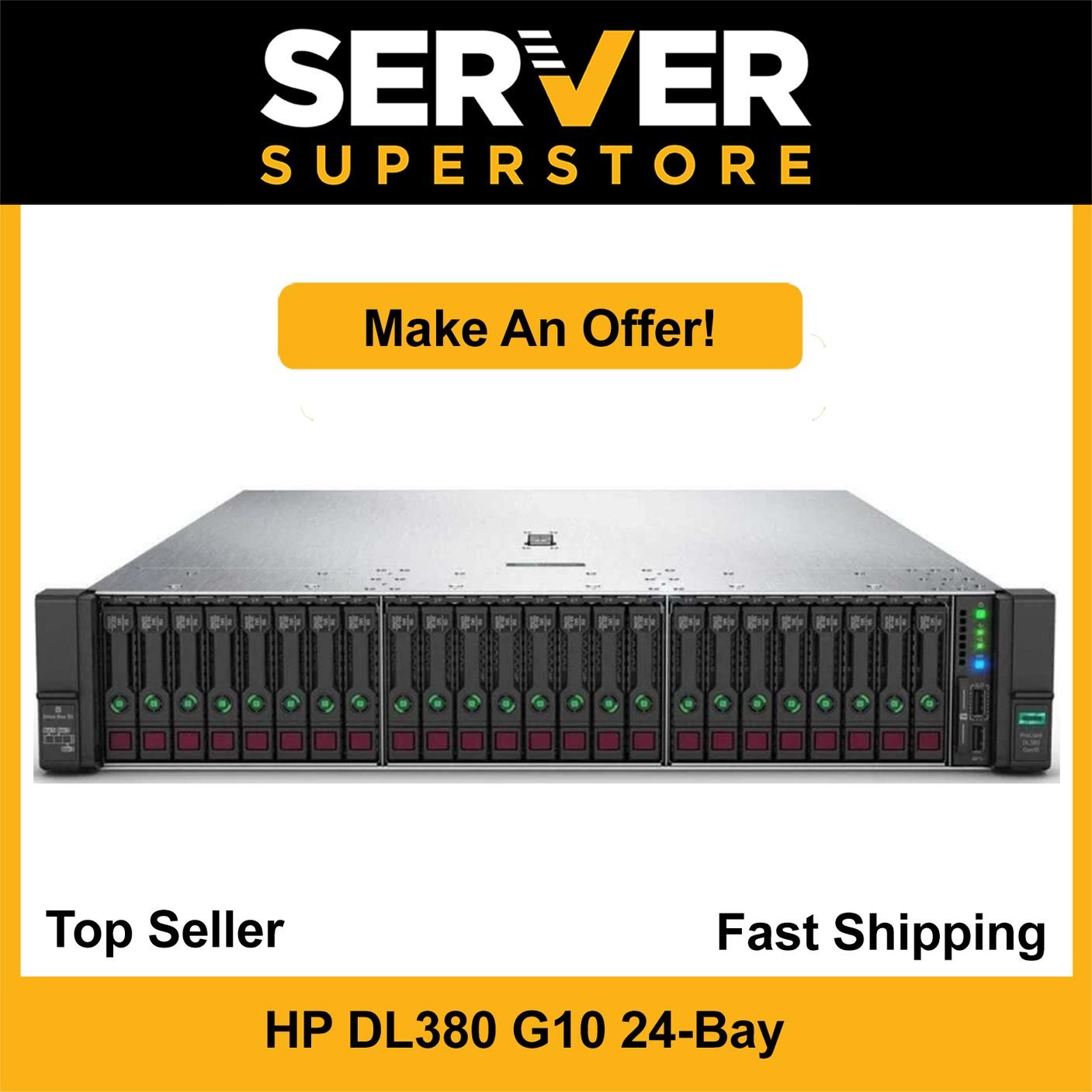 HP ProLiant DL380 G10 Server 2x Silver 4114 = 20 Cores P408i 32GB 4x 600GB SAS