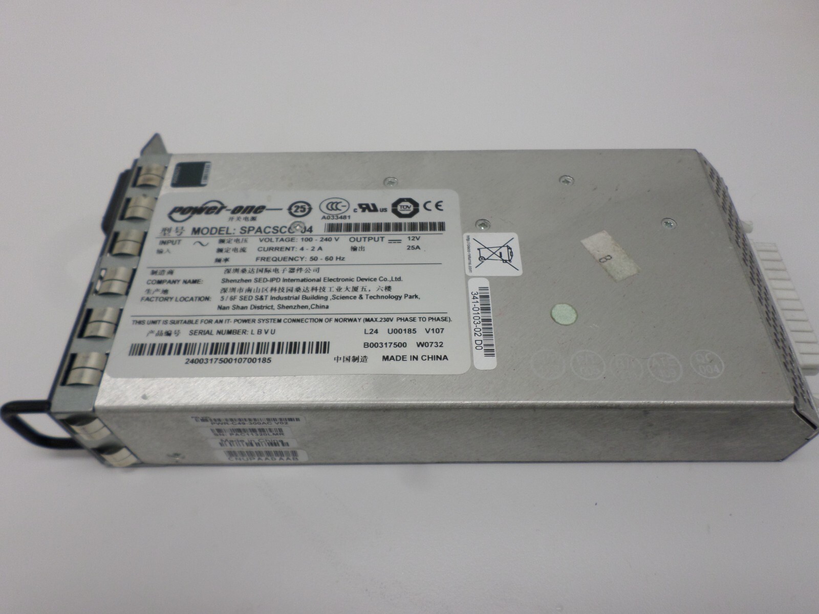 USED power-one SPACSCO-04 Server – Power Supply