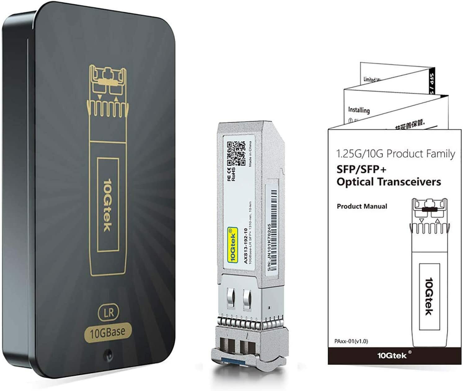 SFP-10G-LR Cisco Compatible Transceiver, 10GBase-LR 10G SFP+ LR 1310nm SMF 10km
