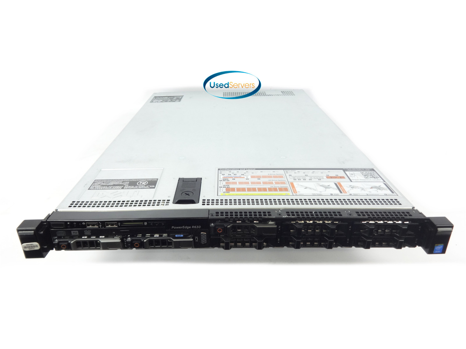 Dell R630 8SFF 128GB 2xE5-2650v3 2.3GHZ=20Cores 3xHD Tray H730P