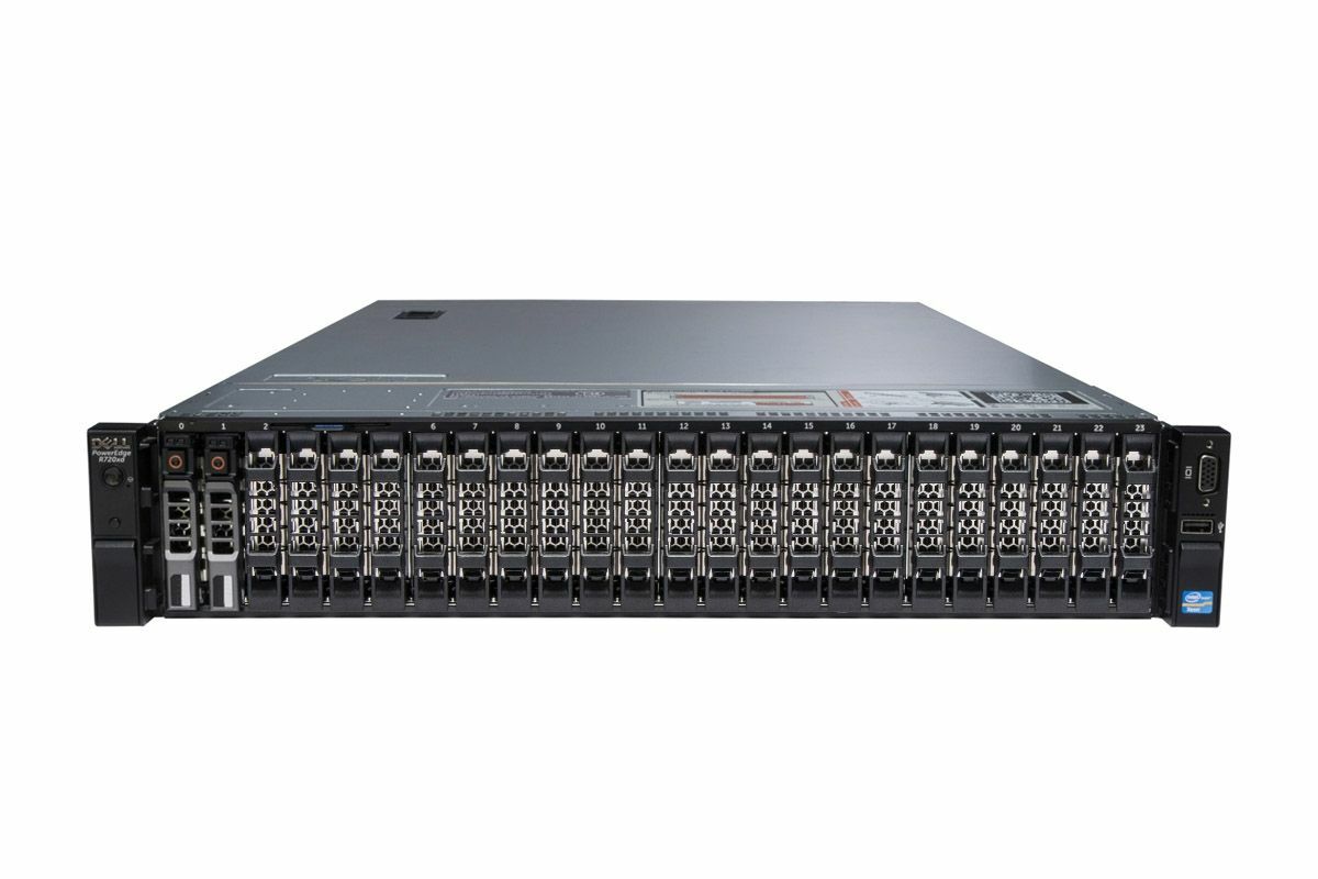 Dell PowerEdge R720xd 2x Quad-Core E5-2609 16GB RAM 2x 1TB 7.2K HDD 2U Server