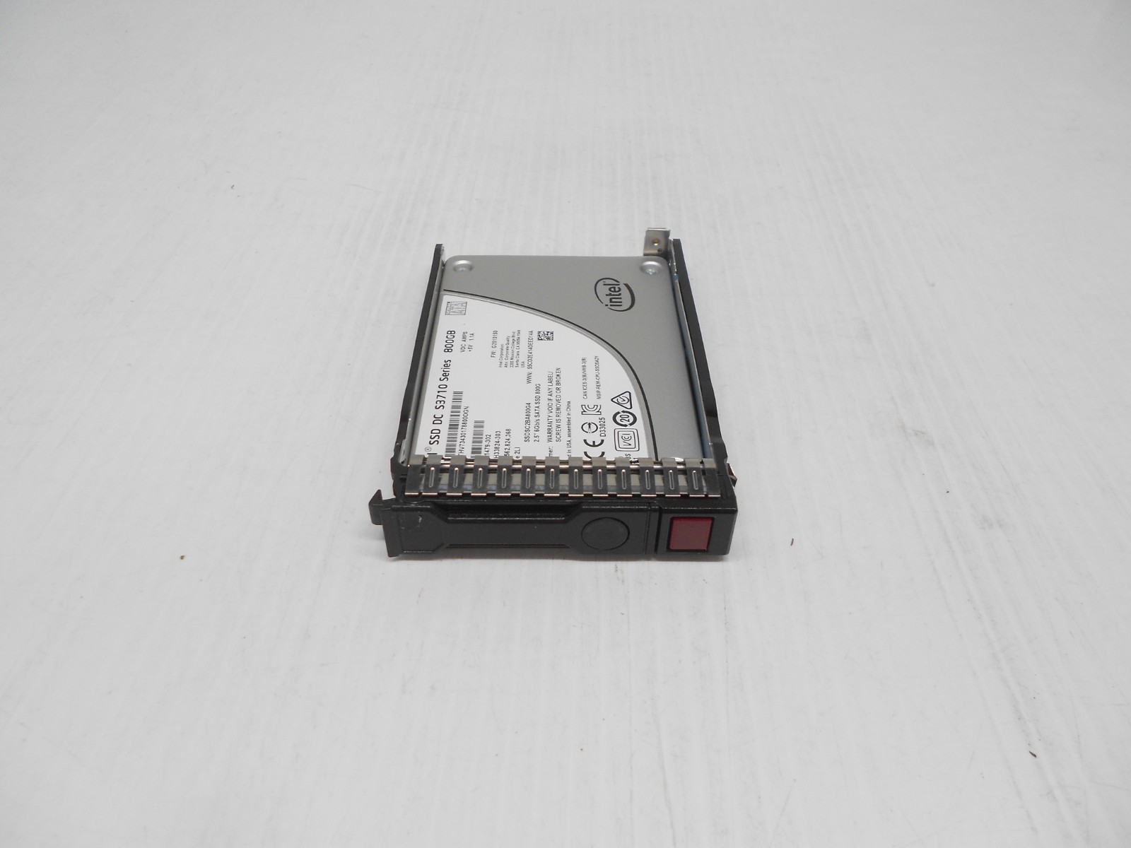 Intel 800GB SSD SATA 2.5″ Hard Drive for HP Server DL360 DL380 Gen G8 G9 G10