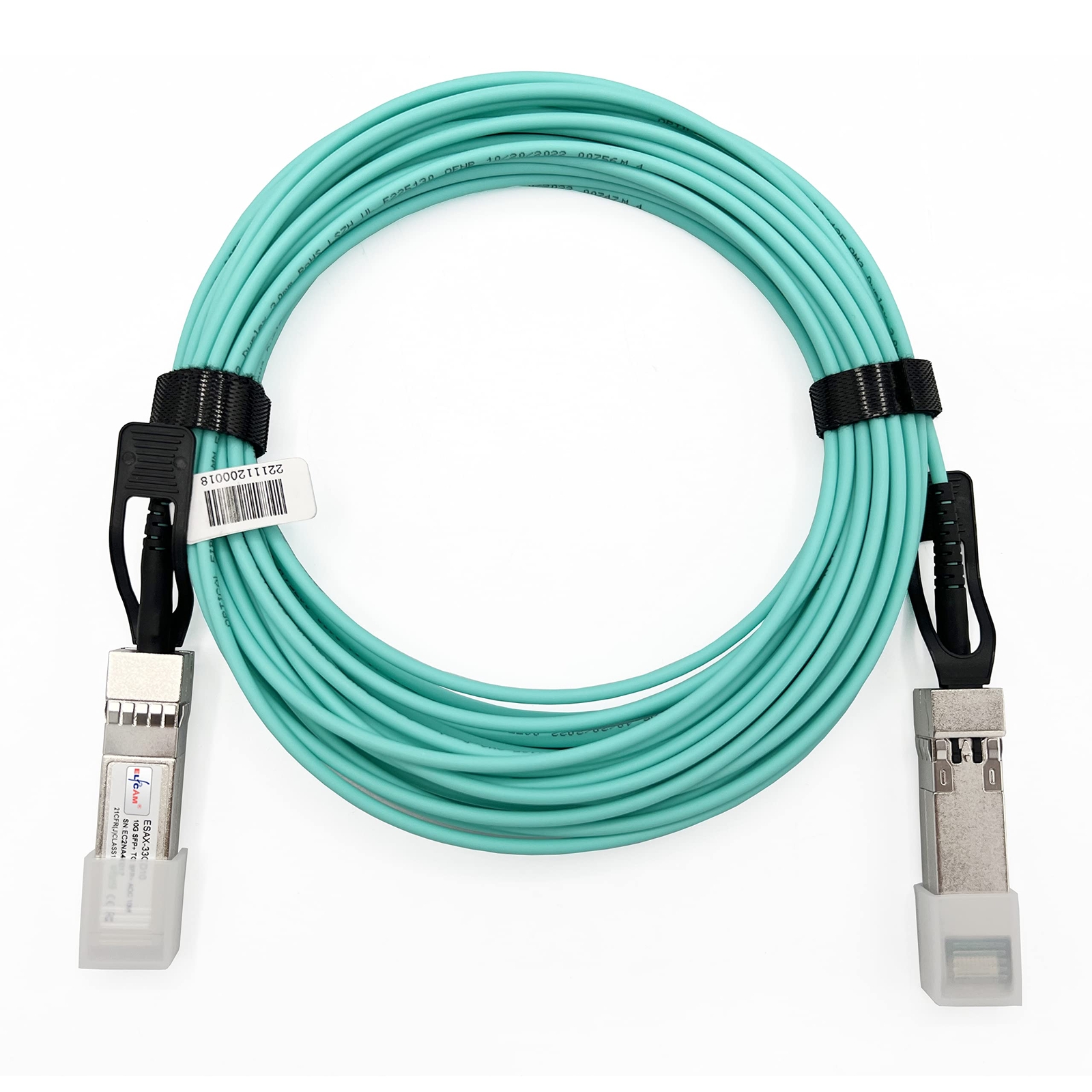 ® – 5m/16ft Fiber Optic Cable OM3 SFP+ to SFP+ AOC 10Gbps, Compatible with SF…