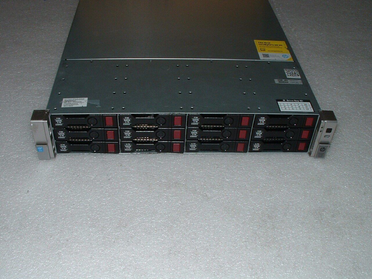 HP ProLiant DL380 G9 3.5 2x E5-2667 v4 3.2Ghz 16-Core 128gb P440 12xTray 2x800w
