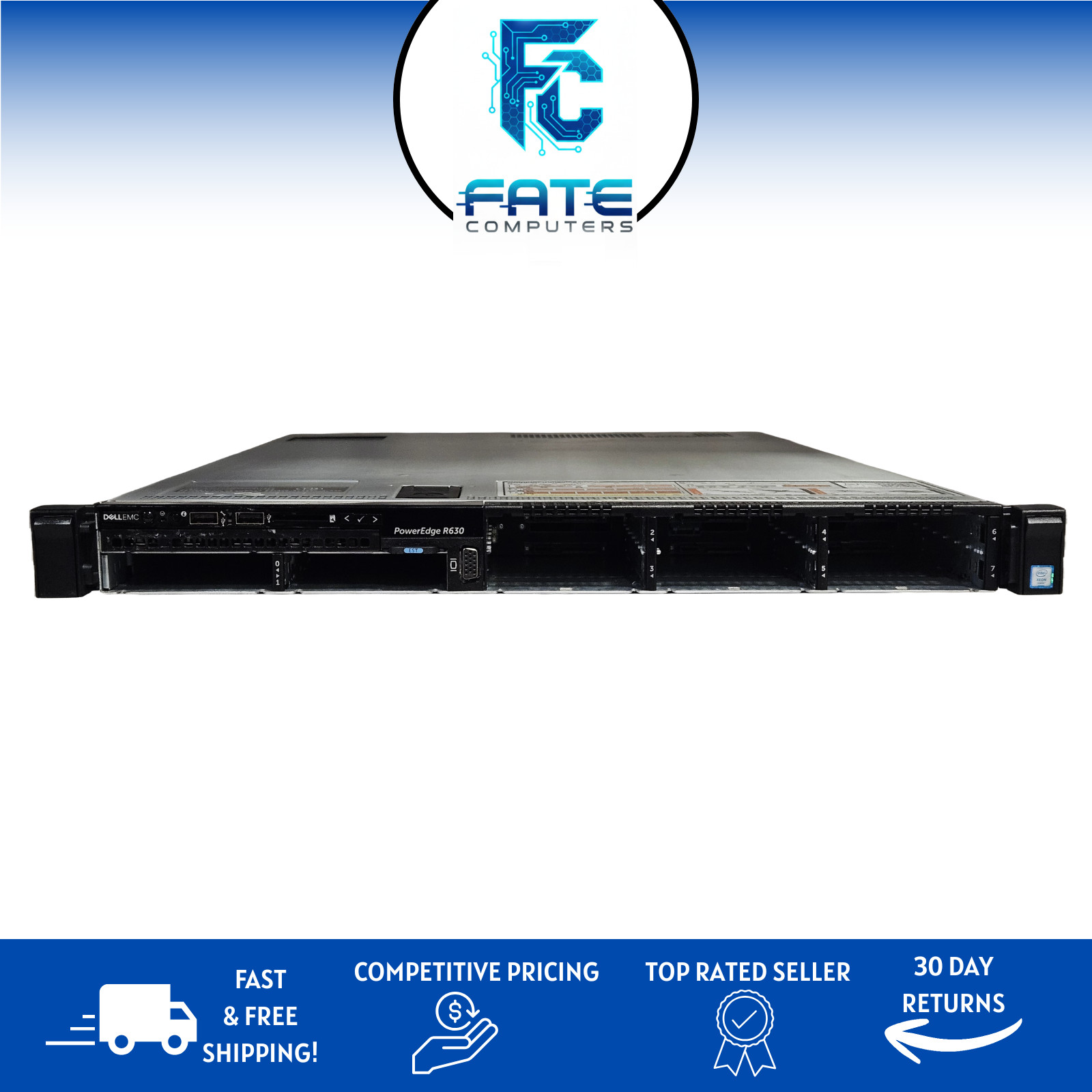 Dell Poweredge R630 8SFF 2x Intel Xeon E5-2690v3 12-Core 64GB H730 RAID 2x1100W