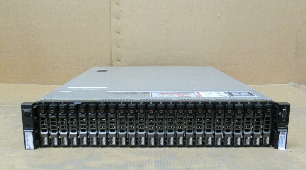 Dell PowerEdge R720xd 8-Core E5-2650v2 2.60GHz 128GB RAM 26x 1TB H710P Server