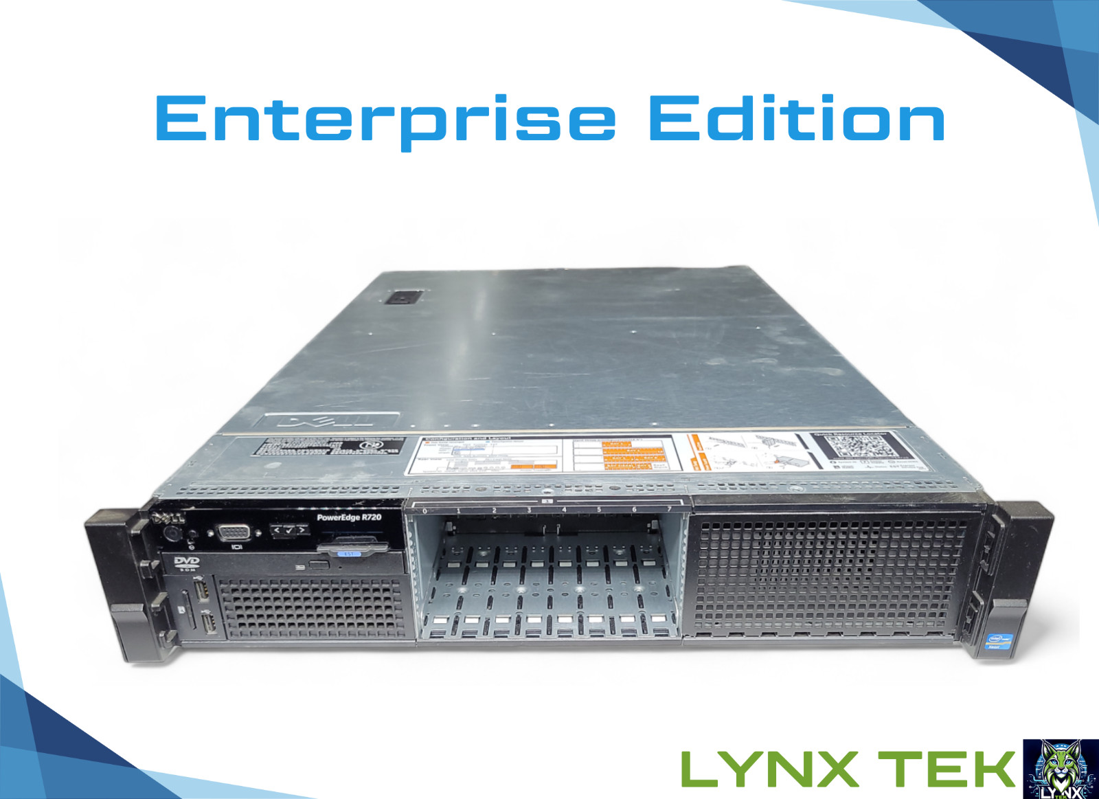 Dell PowerEdge R720 8-SFF 2x E5-2697 v2 =24 Core 128GB 0 or 4x 1.2TB HD H710P