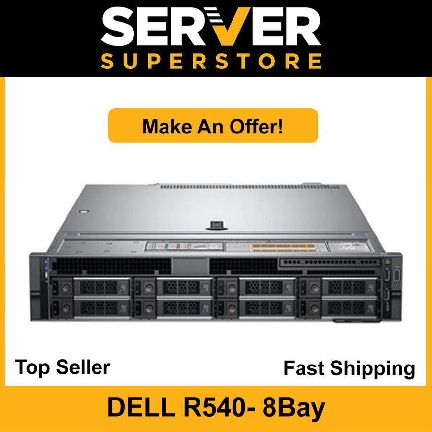 Dell PowerEdge R540 Server 2x Gold 6138 = 40 Cores H730P 128GB RAM 2x 6TB SAS