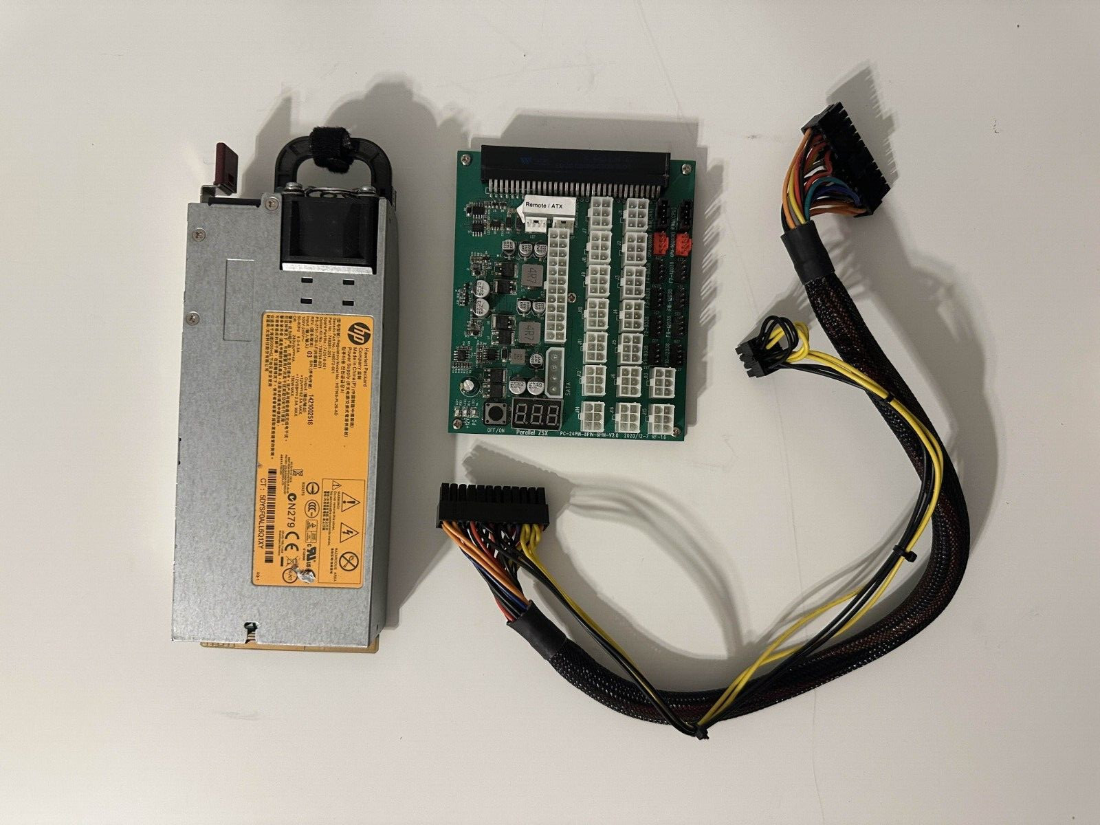 Server Bundle | Assorted 750W Server Power Supply | Parallel Miner ZSX Breakout