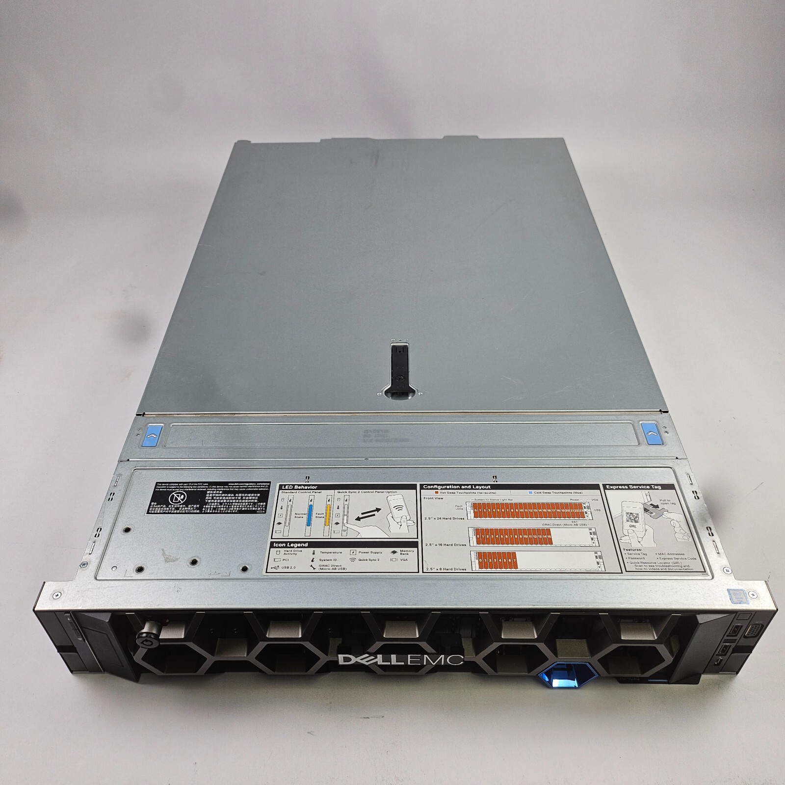 Dell PowerEdge R740XD, 24bay, ready node , 4fc42, pci raid cab, idrac 9, 2x1100w