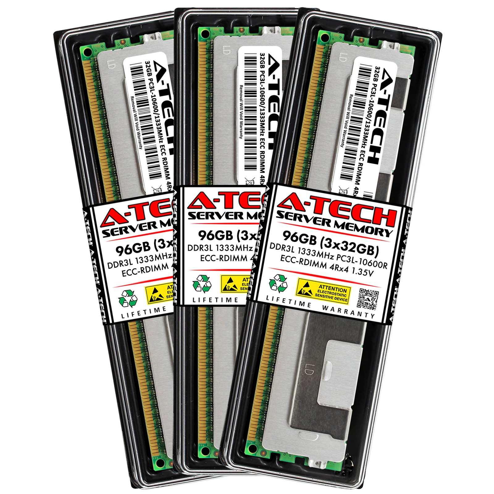 96GB 3x 32GB PC3L-10600R RDIMM Dell PowerEdge C6220 II M520 M820 R720 Memory RAM