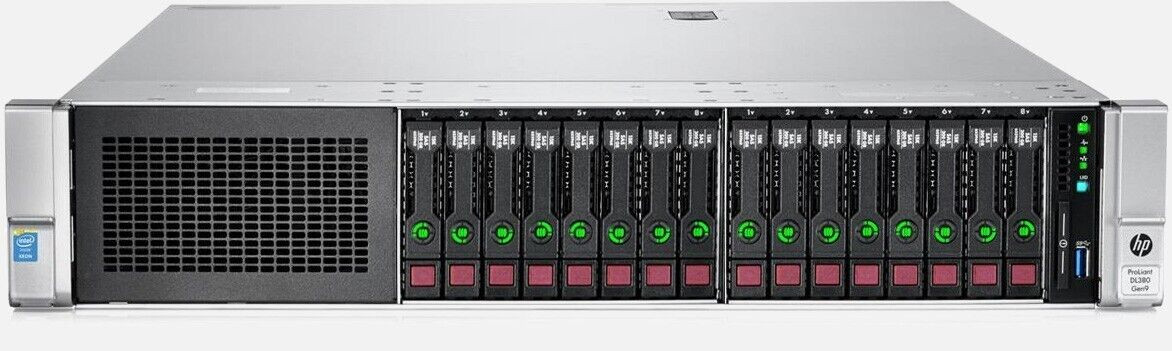 HP Proliant DL380 Gen9 G9 16 x 2.5″ Bay 2U Server 2 x PSU 719064-B21