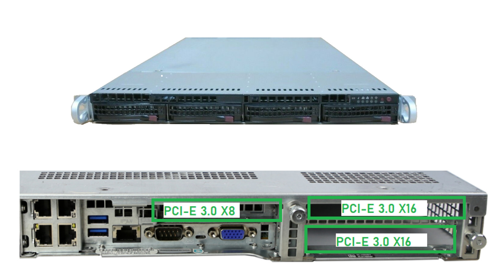 Supermicro 1U + NVME Boot 2x 2682 v4 32C/64T 3.0GHz 0 – 512GB RAM DDR4 G.+ VAT