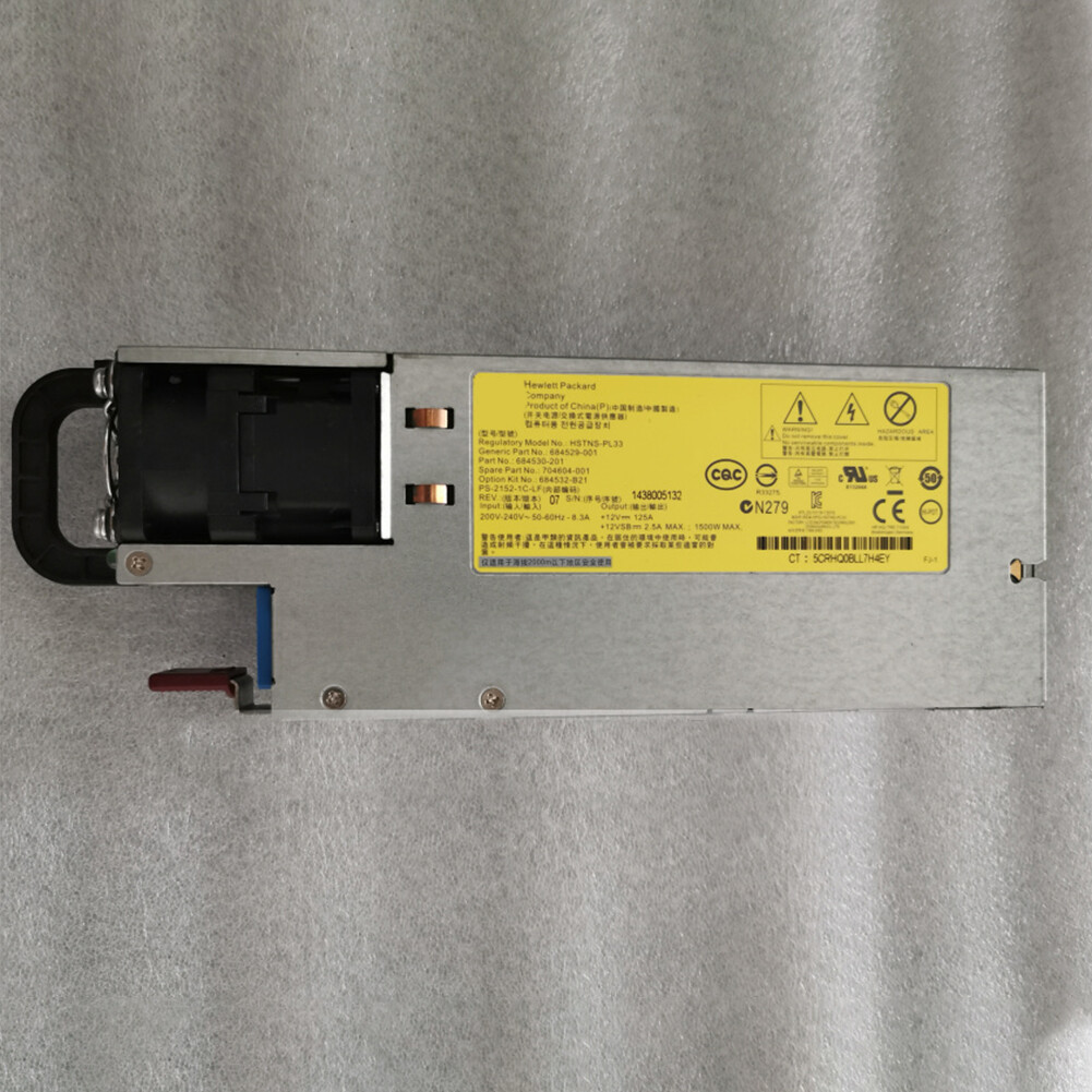 For HP Server Power Supply HSTNS-PL33 684529-001 704604-001 684532-B21 1500W