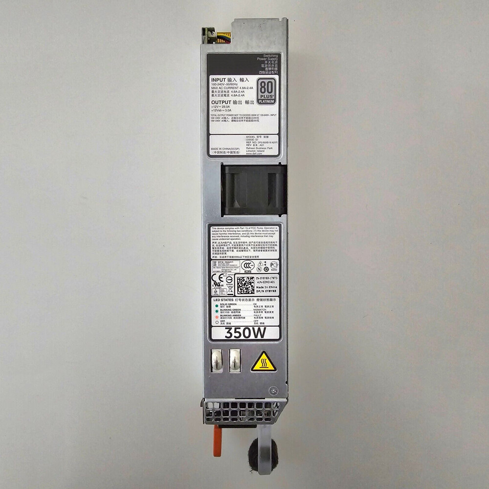 Server Power Supply D350E-S1 L350E-S1 0P7GV4 0Y8Y65 For DELL R320 R420