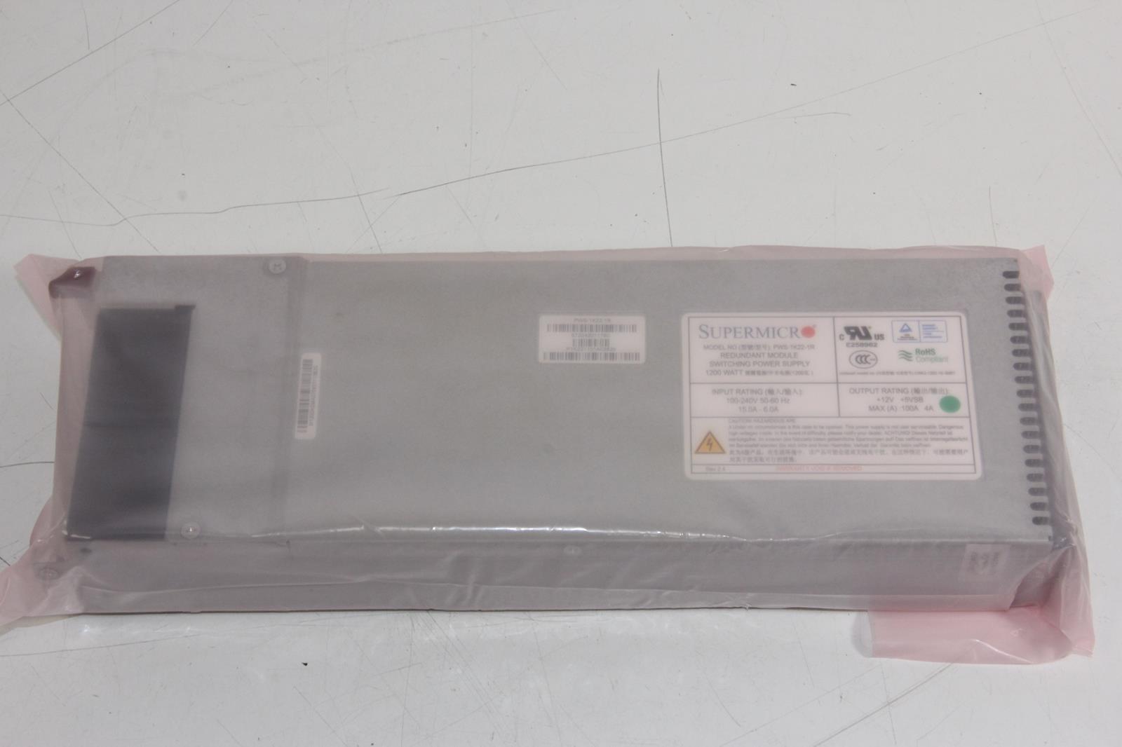 SUPERMICRO PWS-1K22-1R 1200W Redundant Server Power Supply “Brand New”