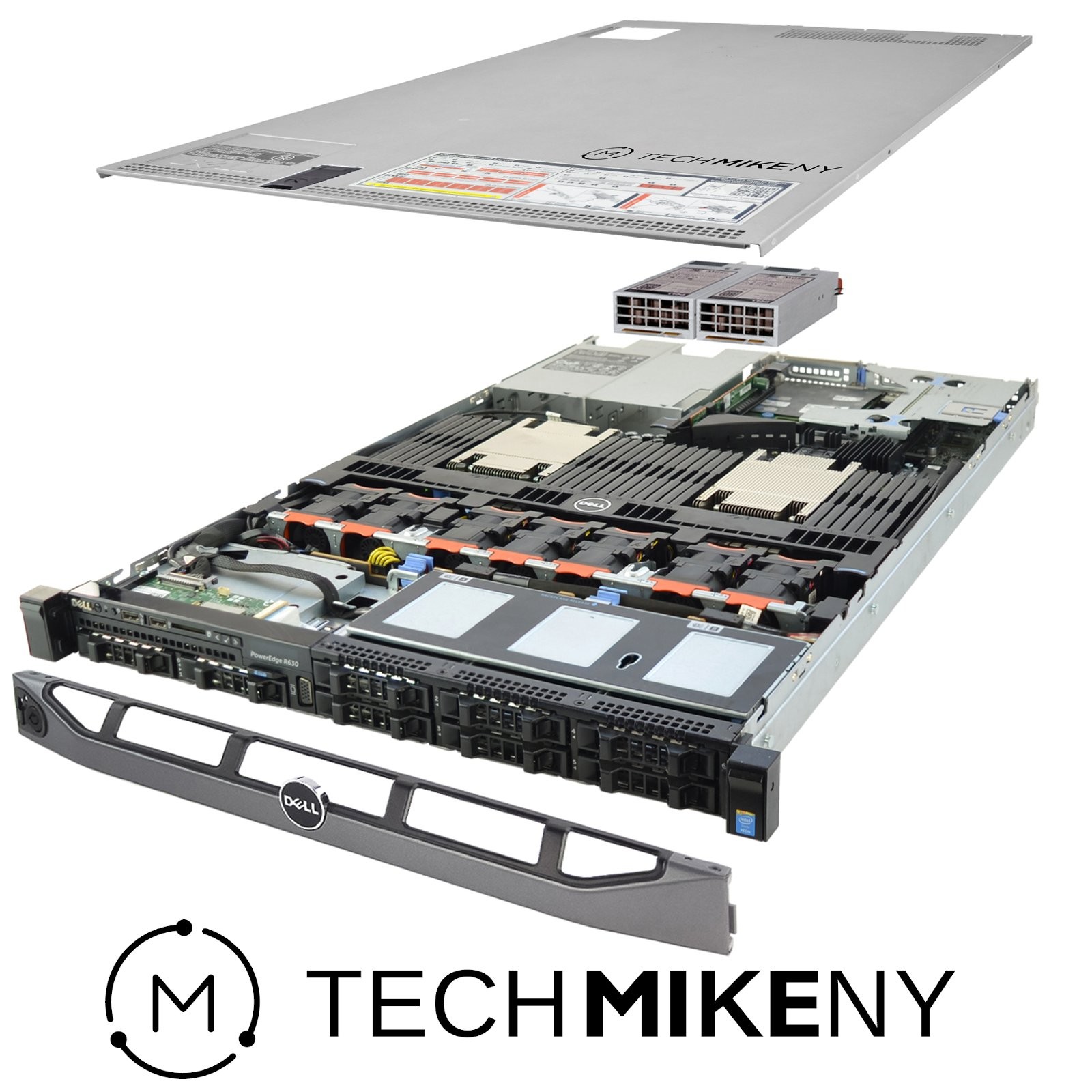 Dell PowerEdge R630 Server 2.60Ghz 32-Core 64GB RAM 2x 480GB SSD + 6x Caddies