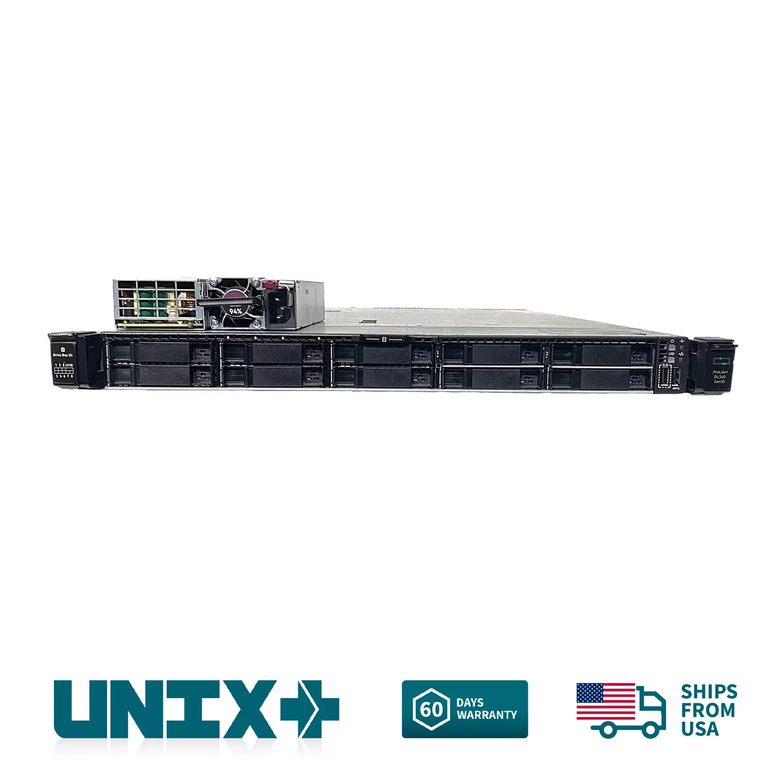 HP DL360 Gen10 10 Bay 2x 6240 2.6GHz = 36 Cores 128GB DDR4 P408i-a 2x 1.2TB SAS