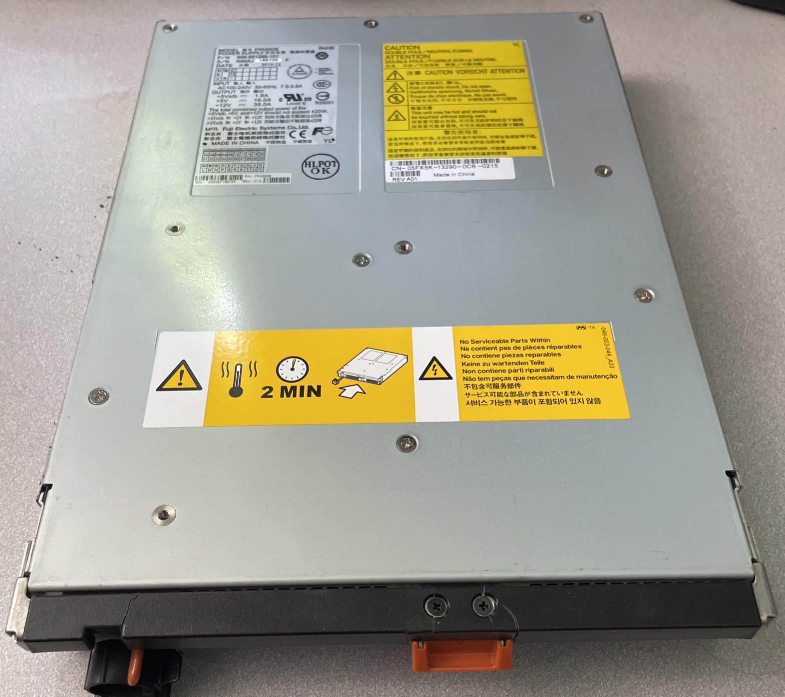 Dell KW255 FUJI Server Power Supply 856-851288-001 420W Emc FPA550E 071-000-503