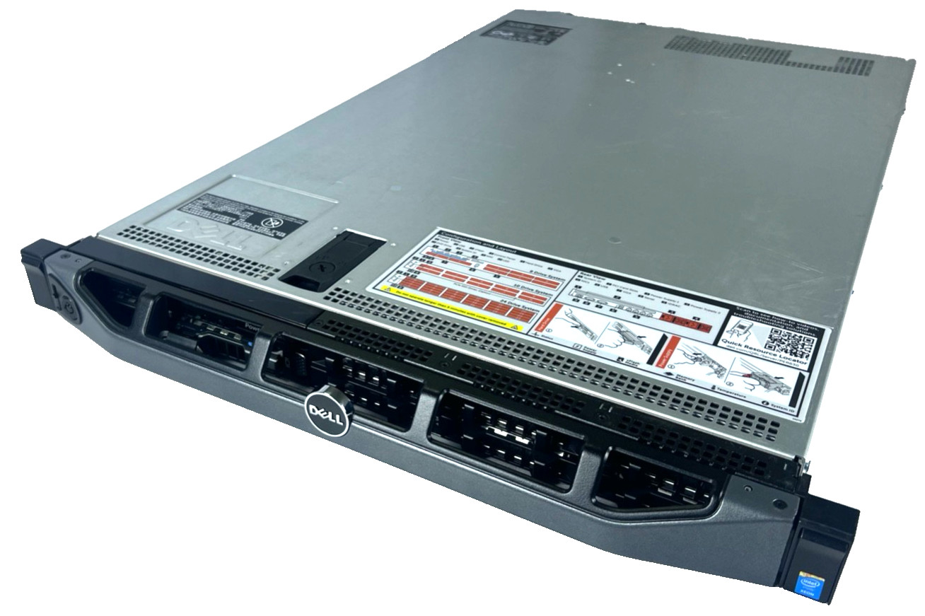Dell PowerEdge R630 Server 2x XEON E5-2620V3 2.4 GHz 64GB 2x 500GB SSD 2x PSU