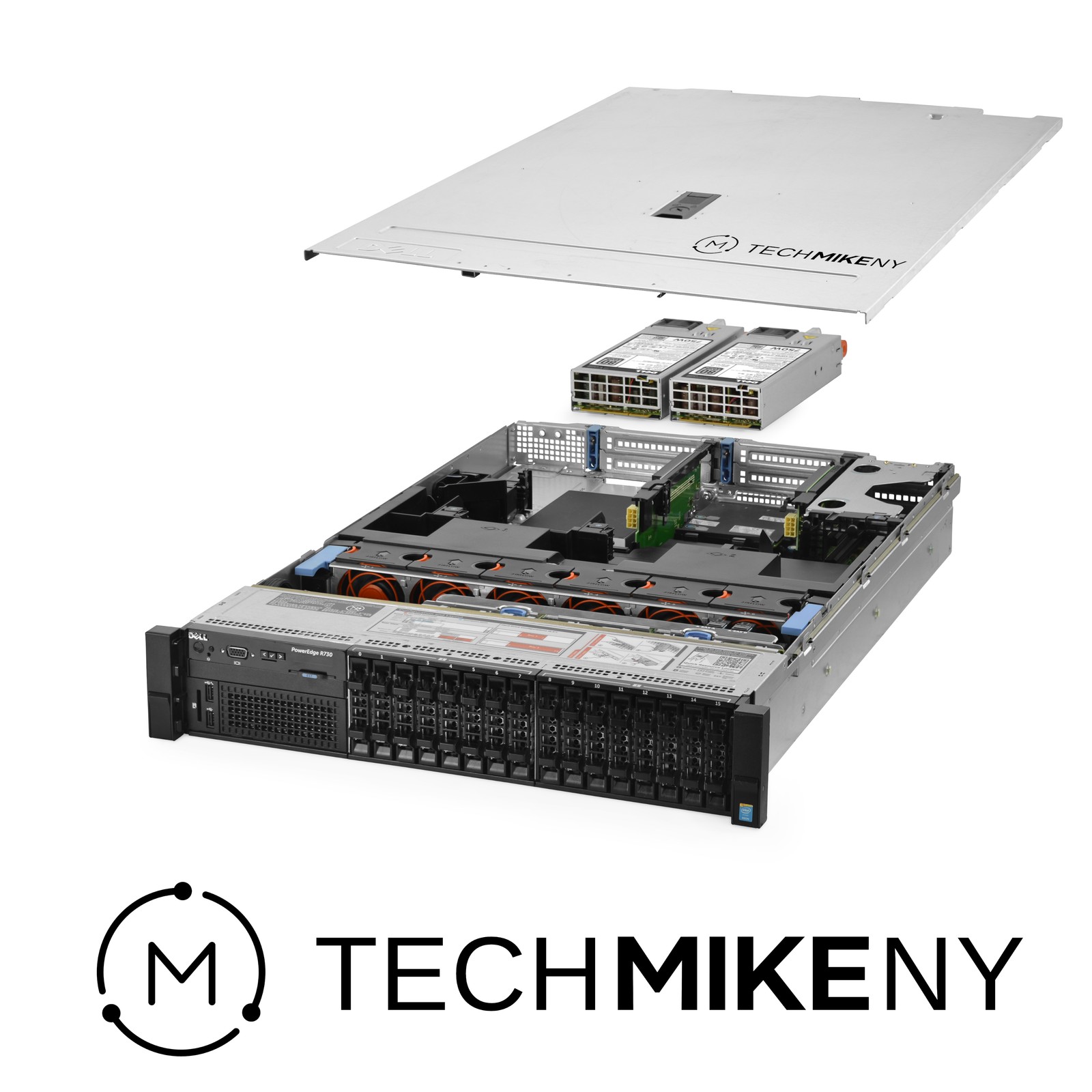 Dell PowerEdge R730 Server 16-Bay 2x E5-2697v4 2.30Ghz 36-Core 128GB RAM Hosting