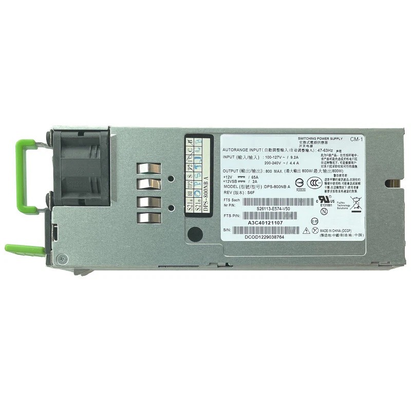 Used For Fujitsu RX300 RX200 DPS-800NB A 800W Server Power Supply