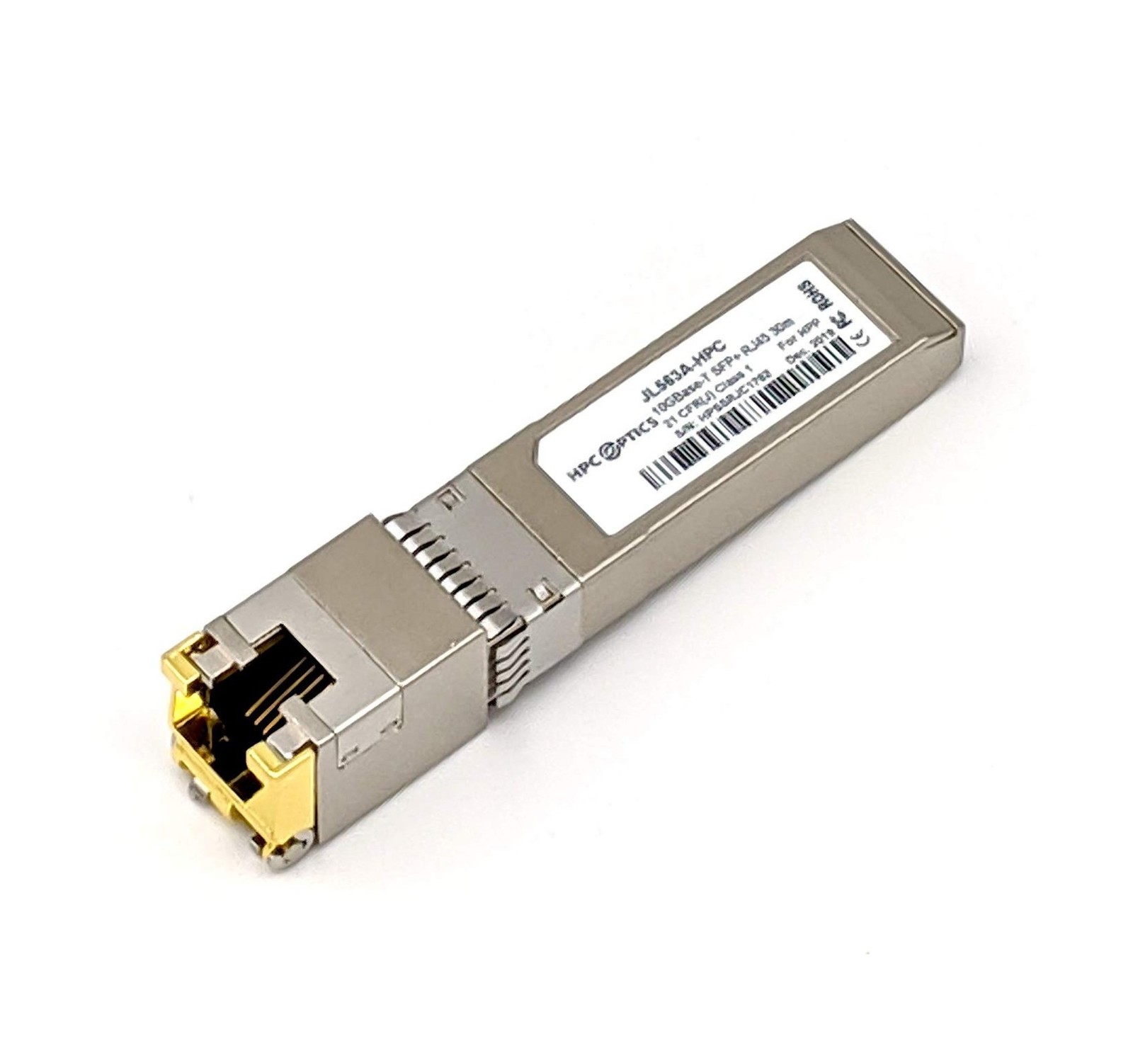 Compatible with HPE Aruba JL563A 10GBASE-T Copper SFP+ Transceiver | 10G-TX R…