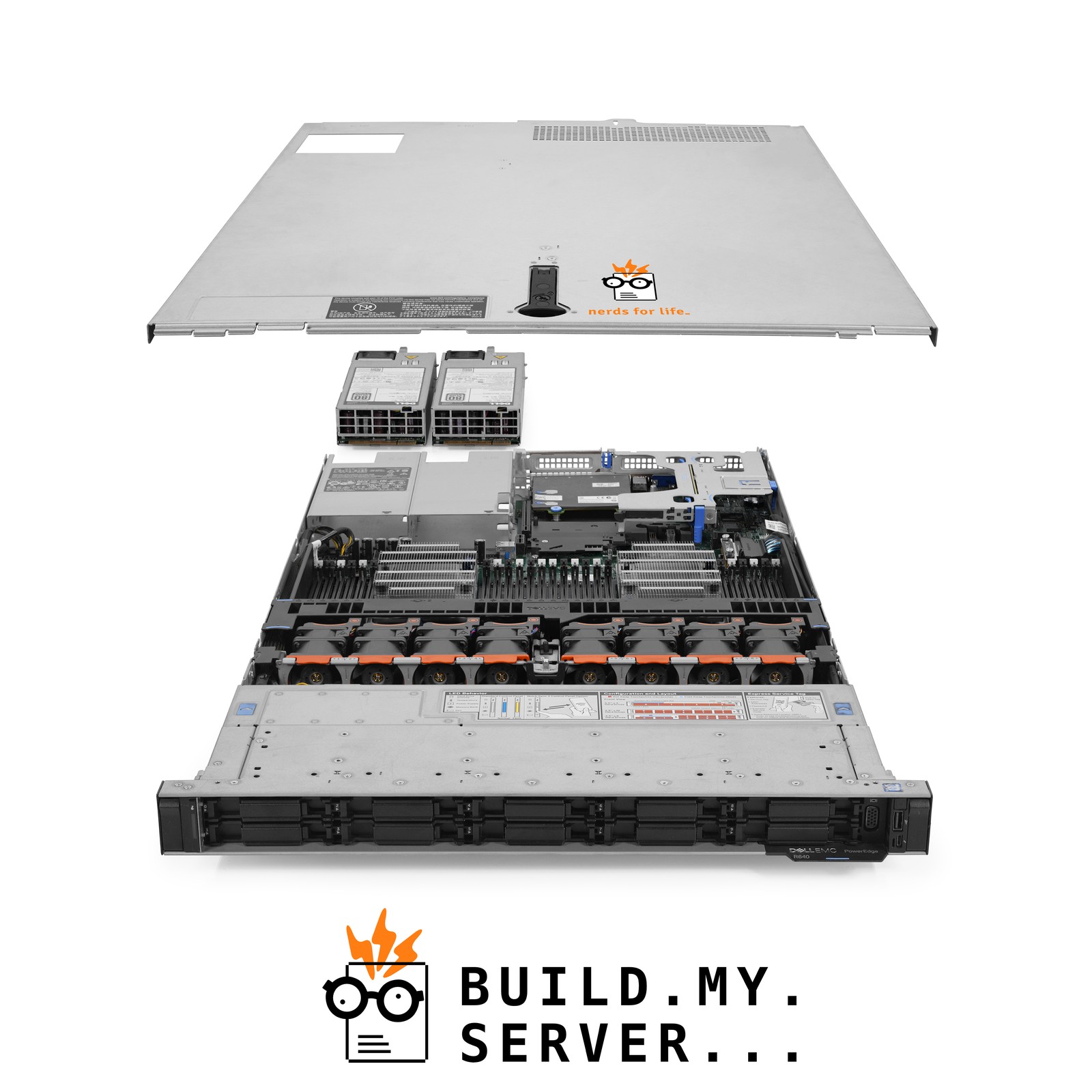 Dell PowerEdge R640 NVMe + SAS Server 2x Gold 6140 2.30Ghz 36-Core 64GB RAM