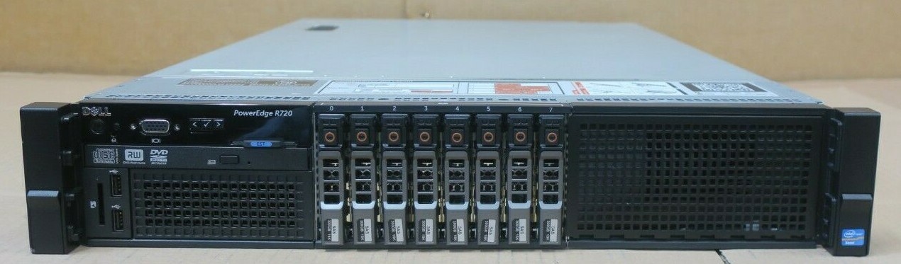 Dell PowerEdge R720 Six-Core E5-2630 2.3Ghz 64GB Ram 8x 300GB 15K HDD 2U Server