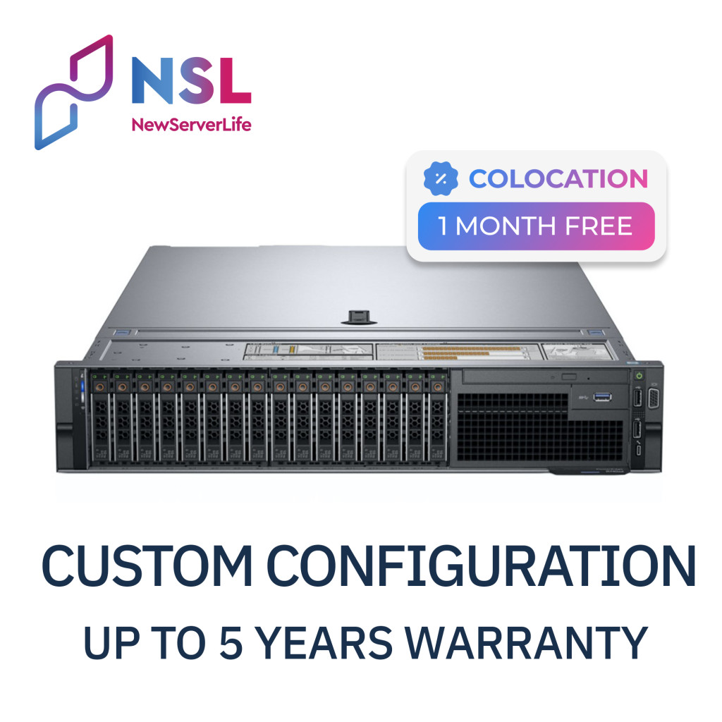 DELL R740 16SFF Server 2x Gold 6140 2.3GHz =36 Cores 768GB H730p 4xRJ45