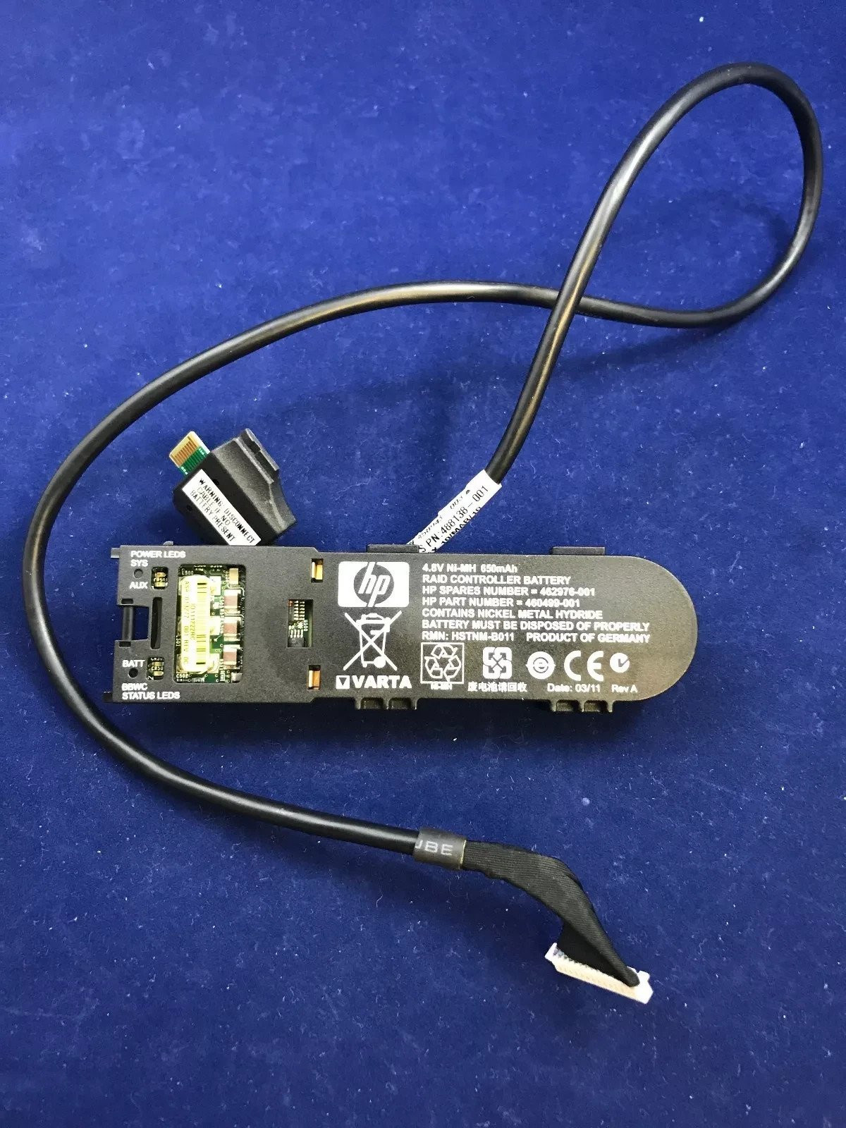 HP 650mAh P Series Battery 462969B21 462976001 460499001 Server Backup Pack