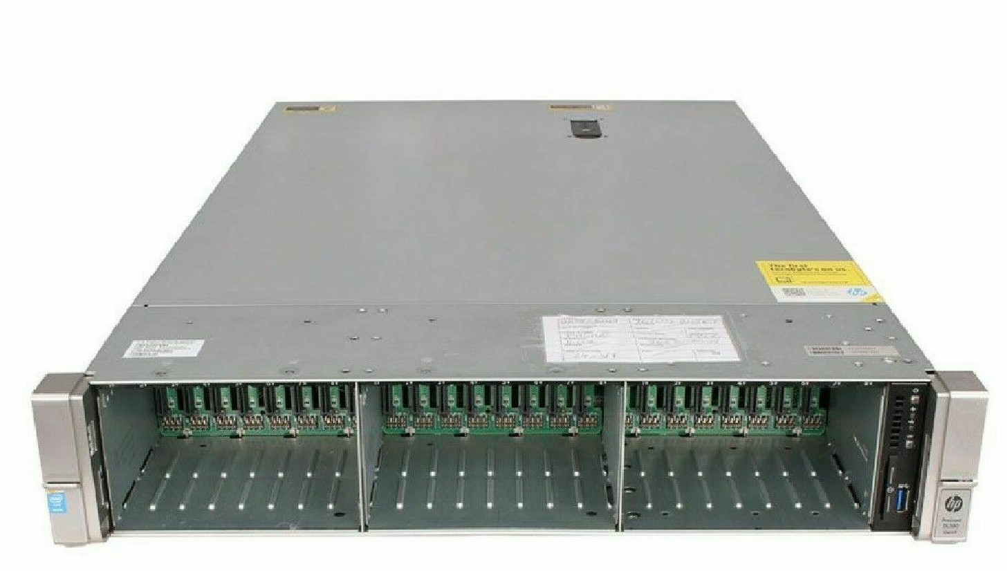 HP DL380 Gen9 G9 2x E5-2600 v3/4 24 SFF 2.5″ Bays CTO 2U Rack Mount Server