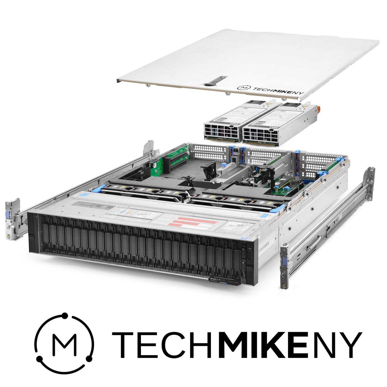 Dell PowerEdge R740xd NVMe Server 3.20Ghz 24-Core 192GB RAM 24x Caddies Rails