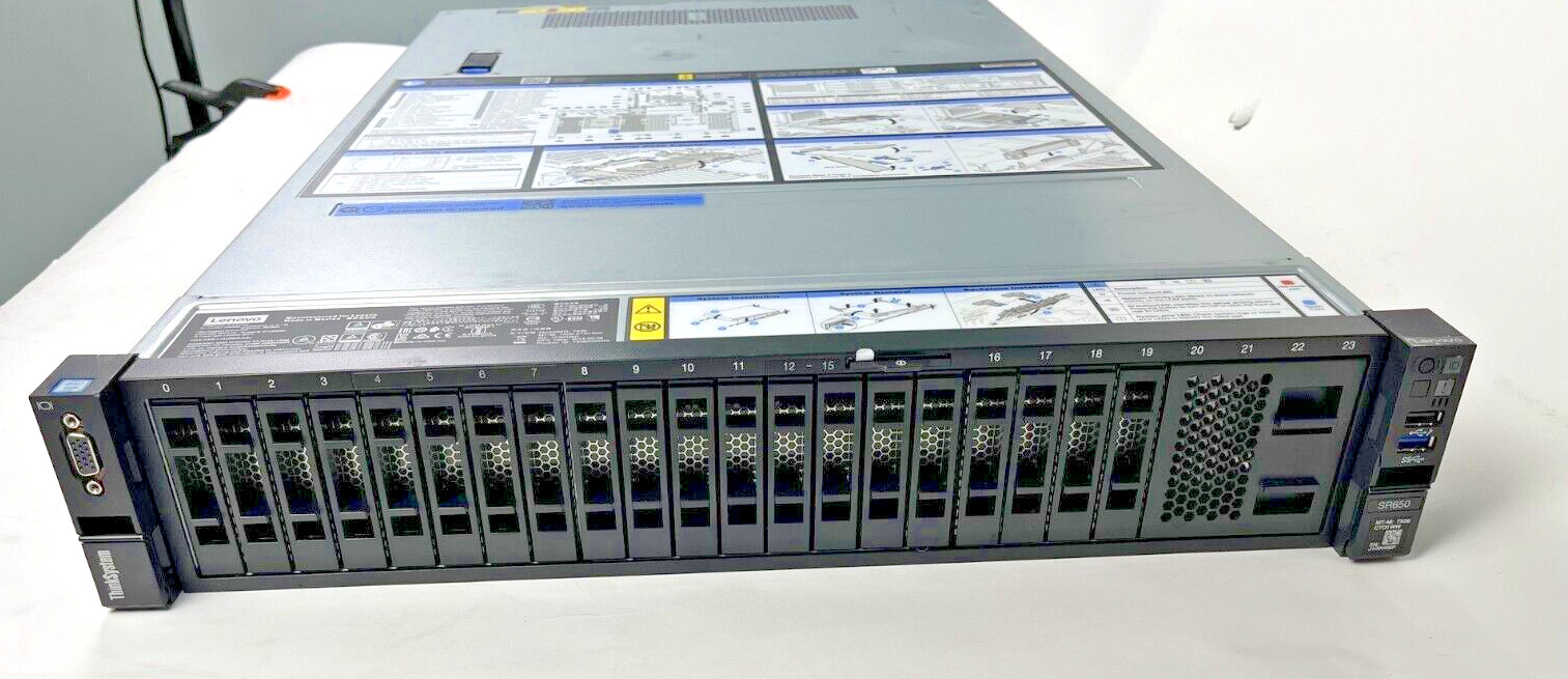 LENOVO SR650 7X06-CT0 0 X 0, 2 X HEAT SINK,2 X 750 POWER, 1 X 8 X 2.5″ BACKPLANE