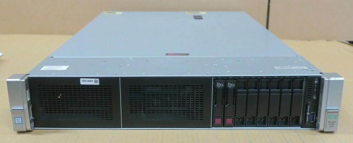 HP ProLiant DL380 Gen9 G9 8C E5-2667v4 3.20GHz 256GB Ram 2x 300GB HDD 2U Server